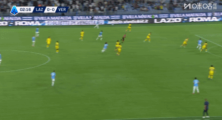 半场：拉齐奥3-0维罗纳，卡斯特利亚诺斯2传1射，扎卡尼破门